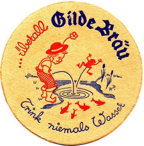 hannover h-ni gilde prost 6b (rund215-trink niemals-blaurot)